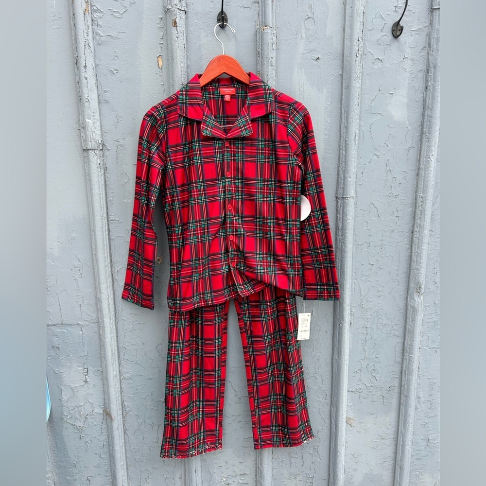 Plaid kids Pyjamas Short and Pants, BNWT, kids 10/12